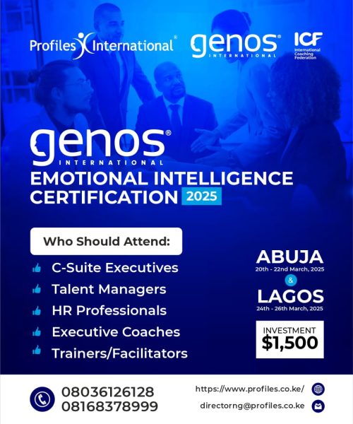 Genos Emotional Intelligence Certification 2025
